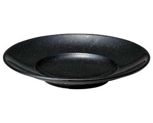【まとめ買い10個セット品】 カ655-128 アジアン(黒・赤) 黒22cm丼受皿【キャンセル/返品不可】【メイチョー】｜開業プロ メイチョー