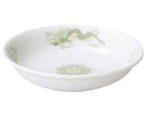 【まとめ買い10個セット品】 ト669-618 緑鳳竜 4.5取皿【キャンセル/返品不可】【メイチョー】
