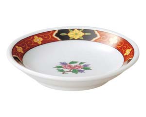 【まとめ買い10個セット品】 ト667-148 紅華祥 3.0皿【キャンセル/返品不可】【メイチョー】