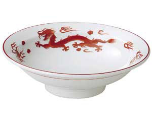 【まとめ買い10個セット品】 オ667-588 朱天竜 7.0丸高台皿【キャンセル/返品不可】【メイチョー】