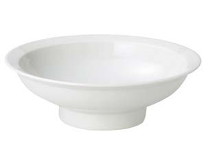 カ652-188 白中華 9.0丸高台皿【メイチョー】 6,141円