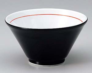 【まとめ買い10個セット品】 ヤ679-208 黒巻切立5.5深丼【キャンセル/返品不可】【メイチョー】｜開業プロ メイチョー