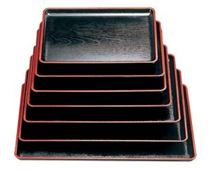 【まとめ買い10個セット品】 ヌ708-018 [A]ケヤキ会席盆 黒天朱尺1【キャンセル/返品不可】【メイチョー】 15,764円