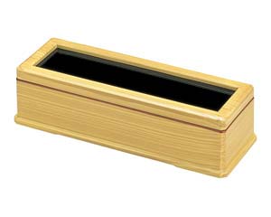 【まとめ買い10個セット品】 エ729-298 [A]新箸箱 白木(楊子入無し)【キャンセル/返品不可】【メイチョー】