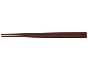 【まとめ買い10個セット品】 ヌ730-048 [PBT]22.5cm筋目四角箸 エンジOM【キャンセル/返品不可】【メイチョー】