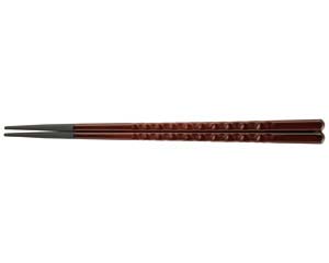 【まとめ買い10個セット品】 ヌ731-188 [PBT]24cm亀甲箸 チーク(2回塗)【キャンセル/返品不可】【メイチョー】