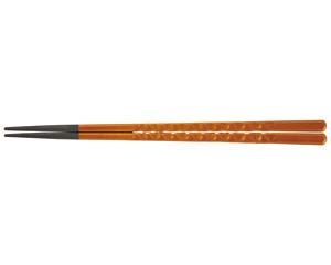 【まとめ買い10個セット品】 ヌ731-208 [PBT]24cm亀甲箸 春慶(2回塗)【キャンセル/返品不可】【メイチョー】
