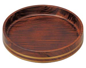【まとめ買い10個仕かける品】 エ719-308 [A]D.X富士型桶 紫檀帯金 尺0寸【取り止める/返品不可】【メイチョー】