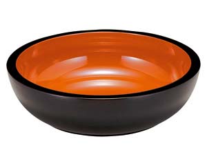 【まとめ買い10個セット品】 エ707-088 [A]こね鉢 黒内朱尺0.5寸【キャンセル/返品不可】【メイチョー】