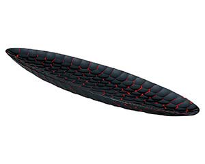 【まとめ買い10個セット品】 ワ740-028 亀甲曙舟型盛皿【キャンセル/返品不可】【メイチョー】