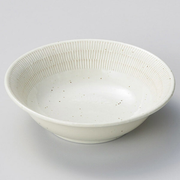 【まとめ買い10個セット品】和食器 キ052-208 粉引トチリ 17cmボール【メイチョー】