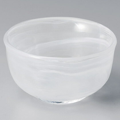 【まとめ買い10個セット品】和食器 ハ084-048 水墨豆鉢白(ガラス)【メイチョー】