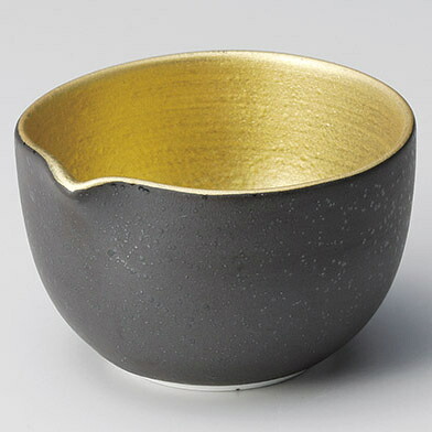 【まとめ買い10個セット品】和食器 ウ084-338 鉄砂金彩片口小付【メイチョー】
