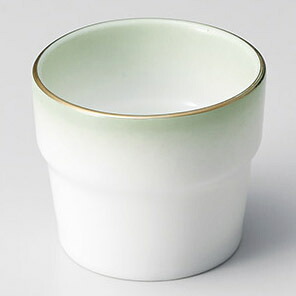 【まとめ買い10個セット品】和食器 タ086-098 (ヒワ吹) 竹型珍味【メイチョー】