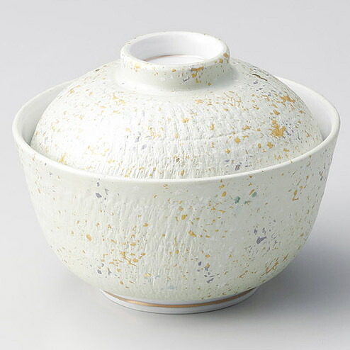 【まとめ買い10個セット品】和食器 キ106-038 緑とちり煮物碗【メイチョー】