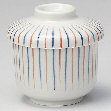 【まとめ買い10個書き割り品】和食器 ネ113-118 新二色十草むし碗【メイチョー】