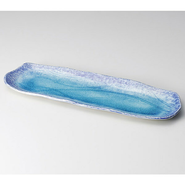 【まとめ買い10個セット品】和食器 ミ141-038 彩器行 クシ目長皿【メイチョー】