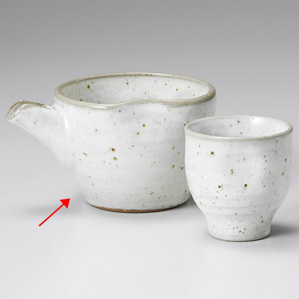 和食器 テ276-457 粉引青磁片口冷酒器