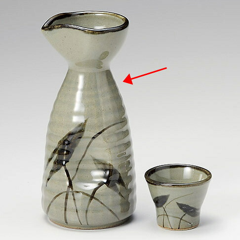 【まとめ買い10個セット品】和食器 ミ286-038 益子水草1号徳利【メイチョー】|開業プロ メイチョー