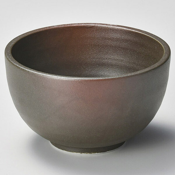 【まとめ買い10個セット品】和食器 キ351-258 鉄砂吹 厚口4寸定食丼【メイチョー】