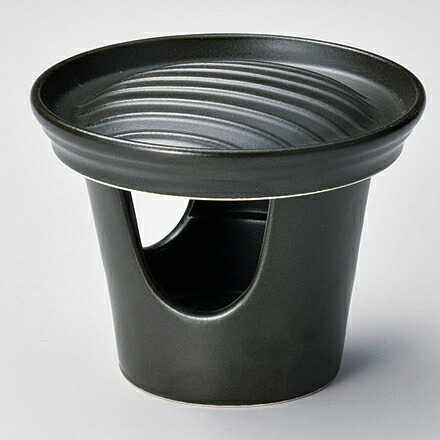 【まとめ買い10個セット品】和食器 ミ411-178 黒釉 ミニ陶板【メイチョー】