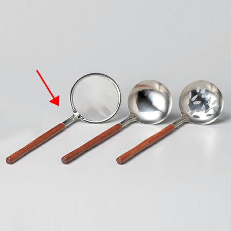 【まとめ買い10個セット品】和食器 ワ413-308 ステンレス・アク取(柄茶)【メイチョー】｜開業プロ メイチョー