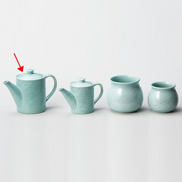 【まとめ買い10個仕掛ける品】和食器 ス414-118 青地肌理汁次(大)【メイチョー】