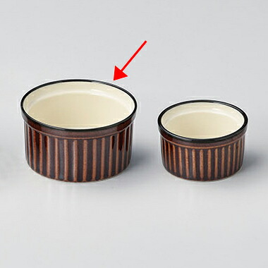 【まとめ買い10個仕掛ける品】和食器 ハ625-118 BlackRustチャコールスフレM【メイチョー】