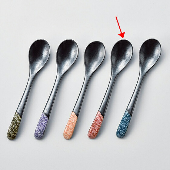 【まとめ買い10個セット品】和食器 チ629-048 ピンク 鉄結晶塗分スプーン【メイチョー】