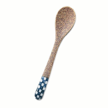 【まとめ買い10個セット品】和食器 チ629-148 市松 信楽風スプーン【メイチョー】