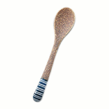 【まとめ買い10個セット品】和食器 チ629-158 十草 信楽風スプーン【メイチョー】