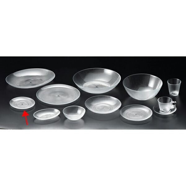 【まとめ買い10個セット品】和食器 イ642-258 プリズム スモールプレート【メイチョー】