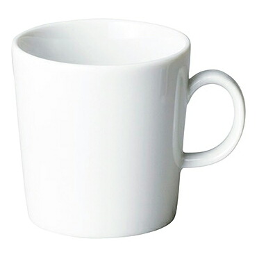 【まとめ買い10個セット品】和食器 ヤ580-188 プラット ホワイト マグカップ【メイチョー】