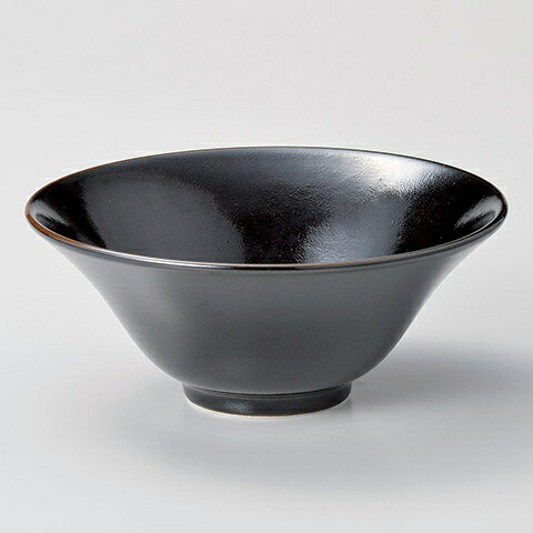 【まとめ買い10個セット品】和食器 カ680-248 柚子黒天目桂林丼小【メイチョー】｜開業プロ メイチョー
