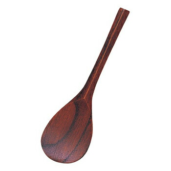 【まとめ買い10個セット品】和食器 ヌ733-418 [木]木製ふき漆飯ベラ 中(3人用)【メイチョー】