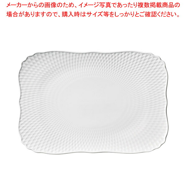 イ511-138 ドルチェリズ 長角プレート 36cm 【メイチョー】