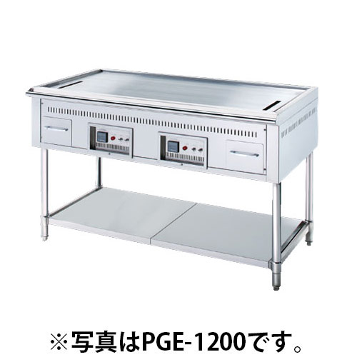 業務用 ピタット グリドル電気式 PGE-1200 鉄板16mm厚【業務用 お好み焼き機械 焼台 グリドル 鉄板焼き器 鉄板焼き機】 【メーカー直送/後払い決済不可】【メイチョー】