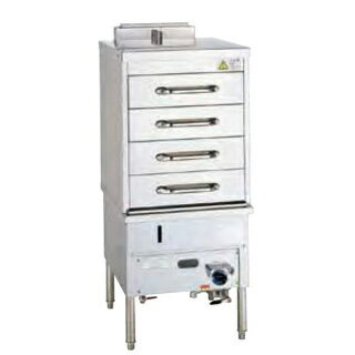 抽き出し式水蒸気ボックス席 蒸し器 SBS-3S 535×655×1200粍 １２Ａ・１３Ａ(都市屁っ放り)【お役目用蒸し器 お役目用スチーマー 売りわたす 勝手もと装置 一般受け 蒸し器 お役目用 助けになる】【製造会社直送/信用販売決済不可】【メイチョー】