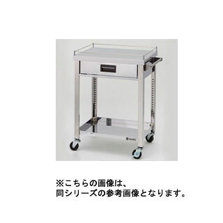 東製作所 4方コボレ止め 3段 ステンレス製ワゴン 900×450×800 【メーカー直送/後払い決済不可】【メイチョー】 30,786円