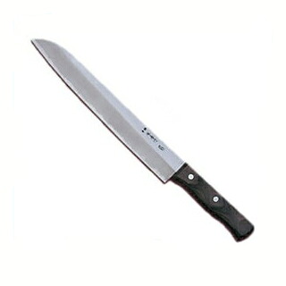 【業務用】堺孝行 パン切包丁 打刃 27cm 【庖丁 包丁 sakai houcho 業務用 プロ向け道具 こだわりの逸品店舗用 店用 プロ用 キッチン用品 厨房 レストラン 包丁 庖丁 切れ味抜群 職人 料理 調理 販売】【メイチョー】｜開業プロ メイチョー