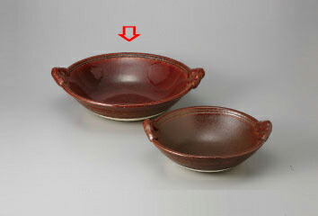 和食器 あめ釉(耐熱) 手付鍋(中) 37M443-16 まごころ第37集 【キャンセル/返品不可】【メイチョー】