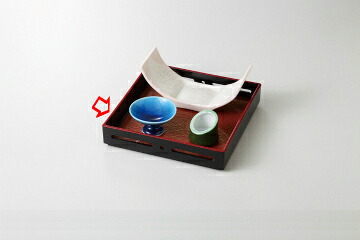 【まとめ買い10個セット品】和食器 (P)正角透し盛器 (マット付) 37S142-02 まごころ第37集 【キャンセル/返品不可】【メイチョー】
