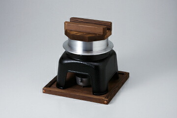 和食器 お釜かまどセット (大)黒 37K443-04 まごころ第37集 【キャンセル/返品不可】【メイチョー】