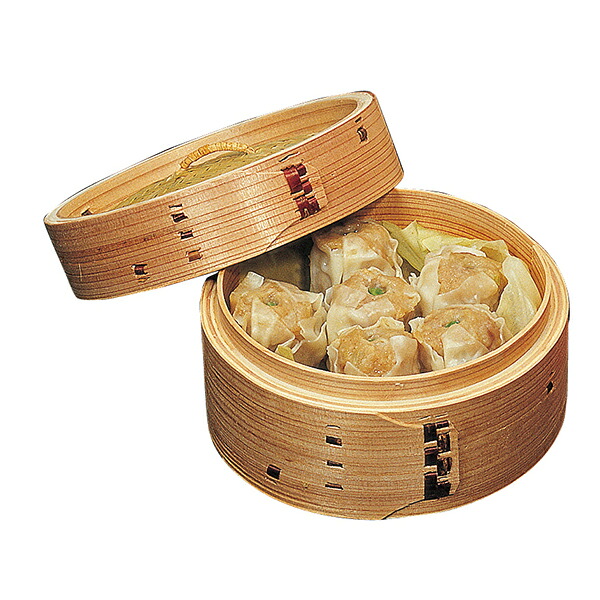 【まとめ買い10個仕掛ける品】 杉製 中華セイロ φ15糎 身 30237【メイチョー】
