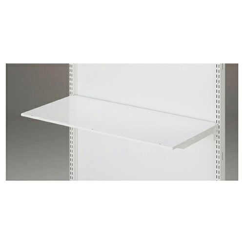 【まとめ買い10個セット品】 BR用薄型スチール棚セット 3段可変式 W90cmタイプ ホワイト D40cm 61-555-28-5 【メーカー直送/代金引換決済不可】【店舗什器 パネル 壁面 店舗備品 仕切 棚】【メイチョー】