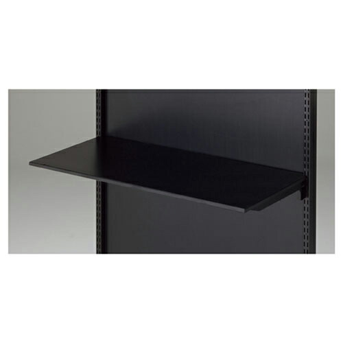 【まとめ買い10個セット品】 BR用薄型スチール棚セット 3段可変式 W90cmタイプ ブラック D40cm 61-555-29-5 【メーカー直送/代金引換決済不可】【店舗什器 パネル 壁面 店舗備品 仕切 棚】【メイチョー】