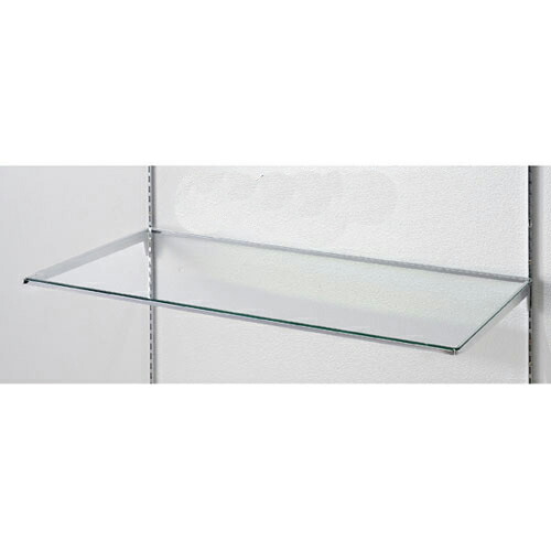 【まとめ買い10個セット品】10R ガラス棚セットW90cm インハングタイプ ガラス5mm厚 D20cm 61-36-11-2 【店舗什器 パネル ディスプレー 棚 店舗備品】【メイチョー】 27,371円