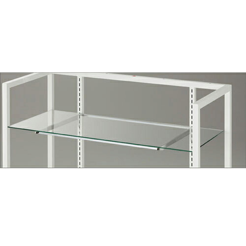 【まとめ買い10個セット品】ガラス棚セットW90cm オーバーハングタイプ 5mm厚 D20cm 61-36-3-2 【 システム什器 システムオプション スリット式システムオプションW90cm ガラス棚セットW90cm オーバーハングタイプ 5mm厚 】【メイチョー】