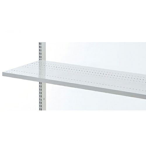 【まとめ買い10個セット品】スチール棚 W120cmタイプ 棚のみ 溝なし D40cm 61-37-4-3 【店舗什器 パネル ディスプレー 棚 店舗備品】【メイチョー】