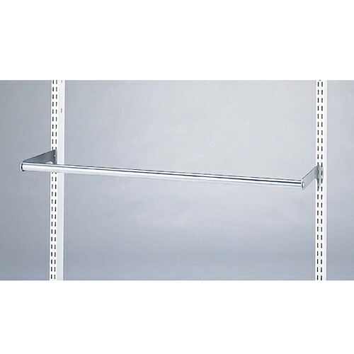 【まとめ買い10個セット品】スリット芯々88.8cm用丸バーセット W90cm D24cm 61-41-2-1 【店舗什器 パネル ディスプレー 棚 店舗備品】【メイチョー】